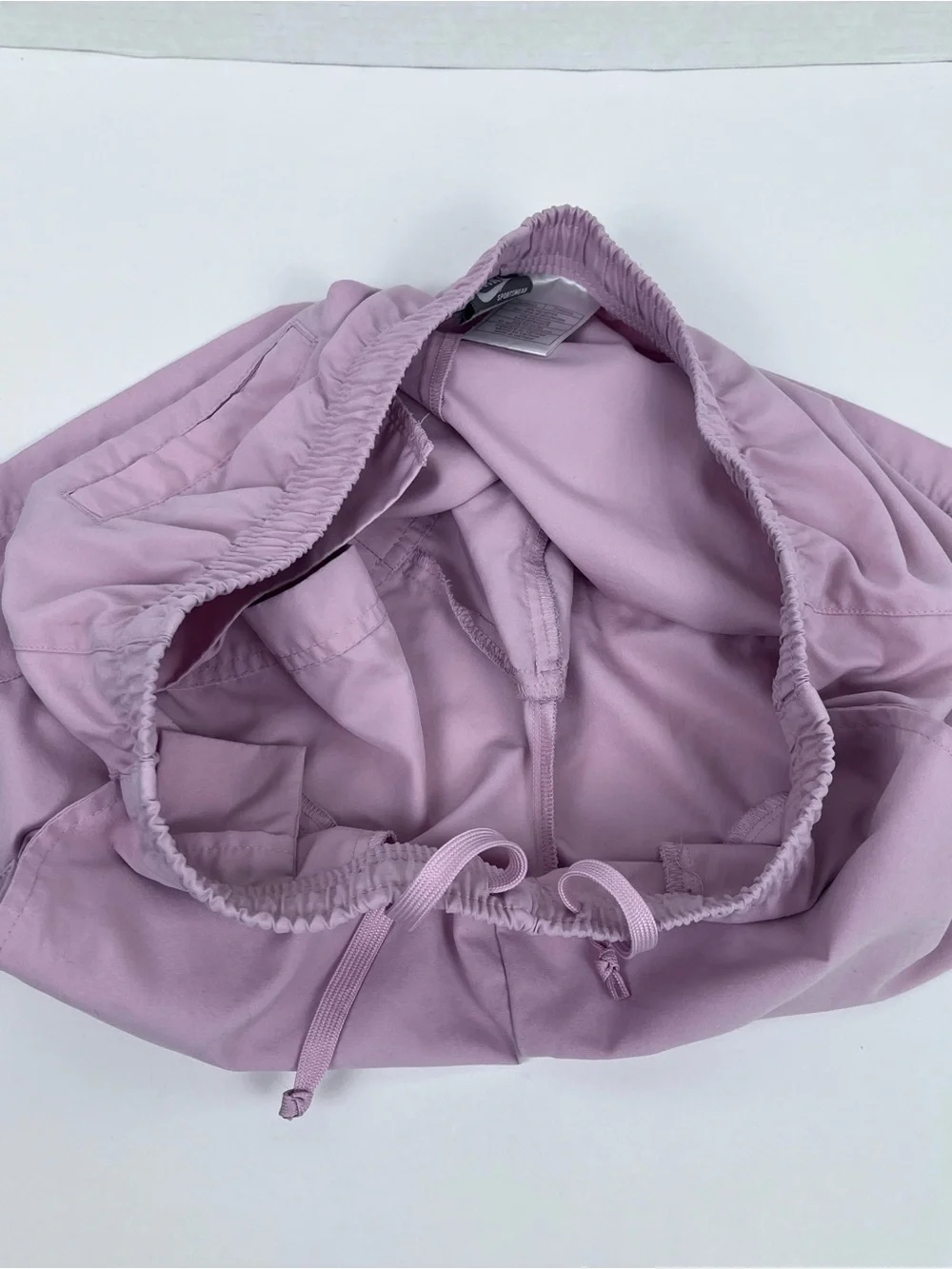Nike Sportswear Women's Pink Drawstring Unlined Shorts Size M; Casual, Travel